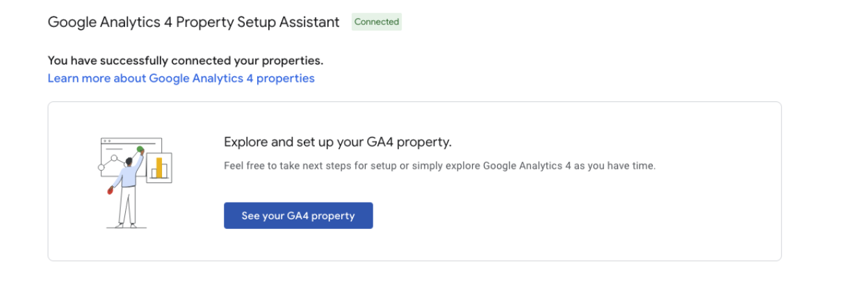 Googel analytics 4 set up assistant